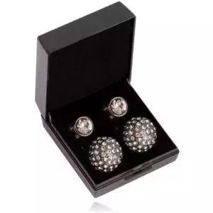 SD® Diamond ørestikkers. Black