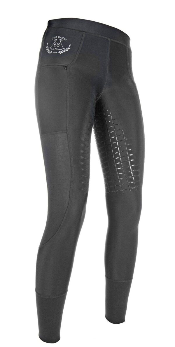 HKM MESH ridetights med full seat silikone- Pull on