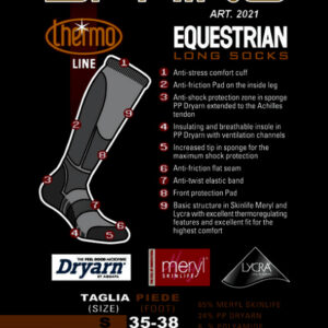 Spring-Equestrian Thermo Sock Long